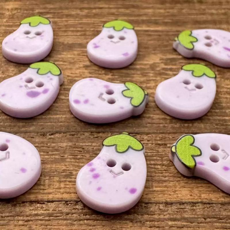 

Кнопка з смоли Мультяшна Мила Кнопка для сорочки Сукні Пальта Вітрівки Пальта Декоративна Кнопка 10pcs фіолетовий