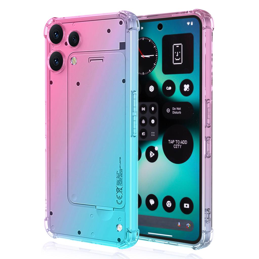 Teléfono por nada (3a) Funda Lite 5G Color Degradado TPU Anticaídas Cubierta para Teléfono