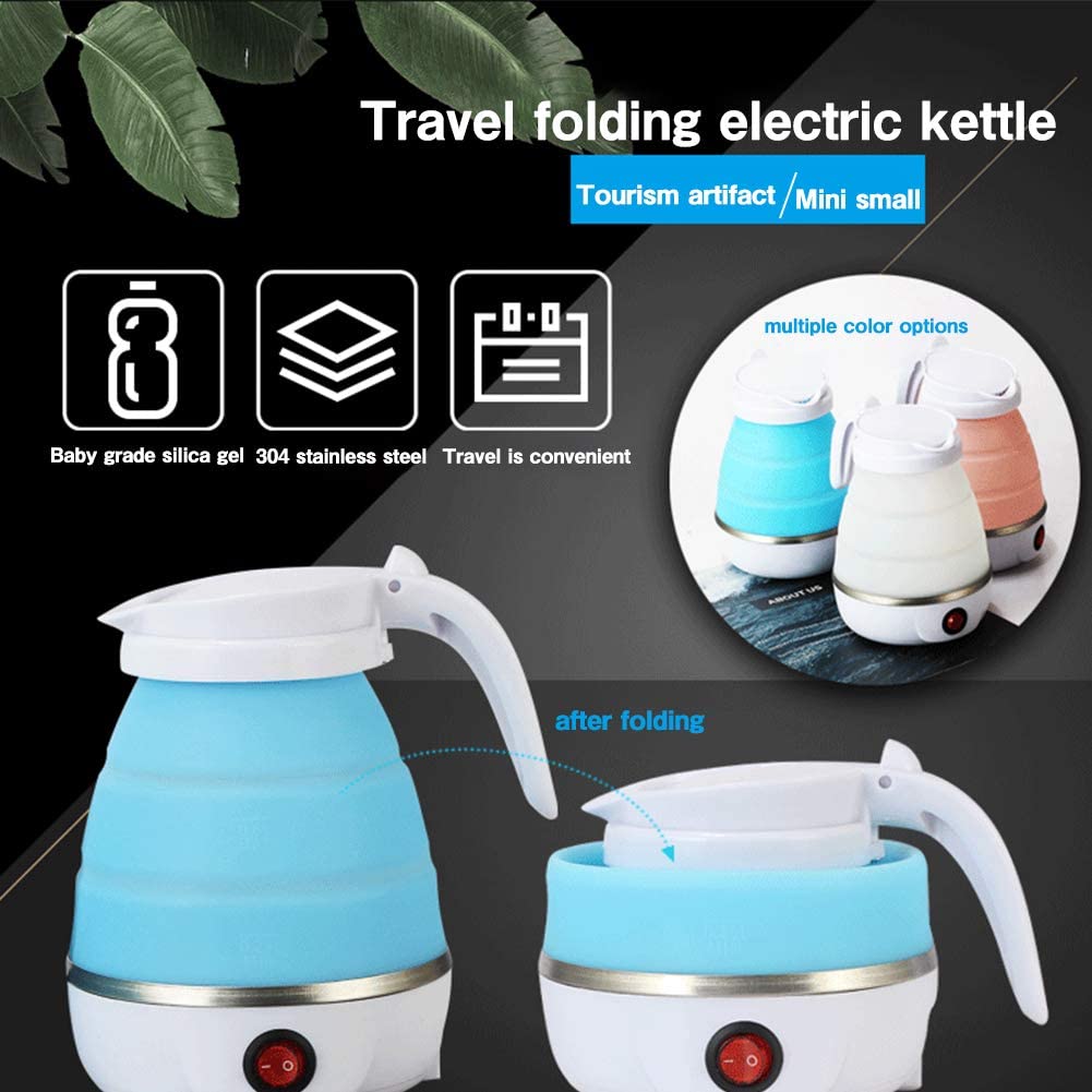 Bouilloire Électrique Pliable Pour Les Voyages (Sans Bpa), Chauffe-Eau