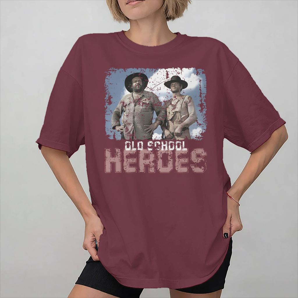 New Arrival BUD SPENCER AND TERENCE HILL T Shirt for Unisex Women Cotton Tee Shirt Short Sleeve Clothes