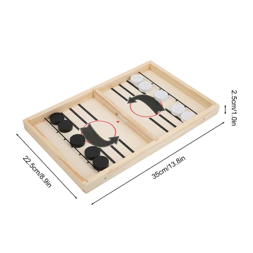Medium Size Wooden Table Hockey Board Game ParentChild Interactive Desktop Battle Chess Toy
