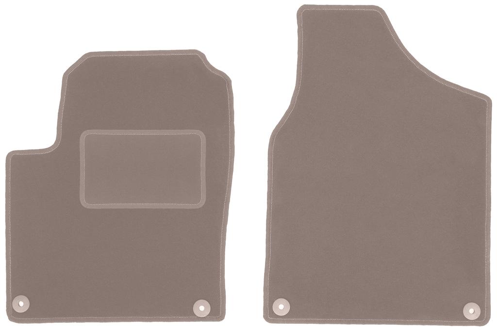 Beige front mats for: Ford Galaxy MK1 minivan (1995-2006)