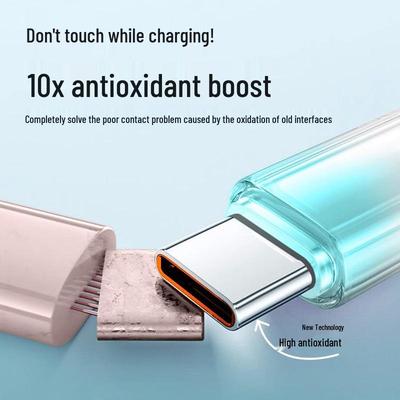 120W Braided Type-C Super Fast Charging Cable for Apple 15/16 & Huawei, 6A Flash Charge