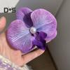 Women Hair Clip 3D Flower Decor Strong Grip Bang Hair Pin Photo Shoot Flower Styling Hairpin Hair Accessories