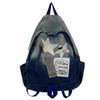 Small Pack Y2K  Shoulder Bag Gradient Casual Backpack Simple Denim Star Backpack  Travel
