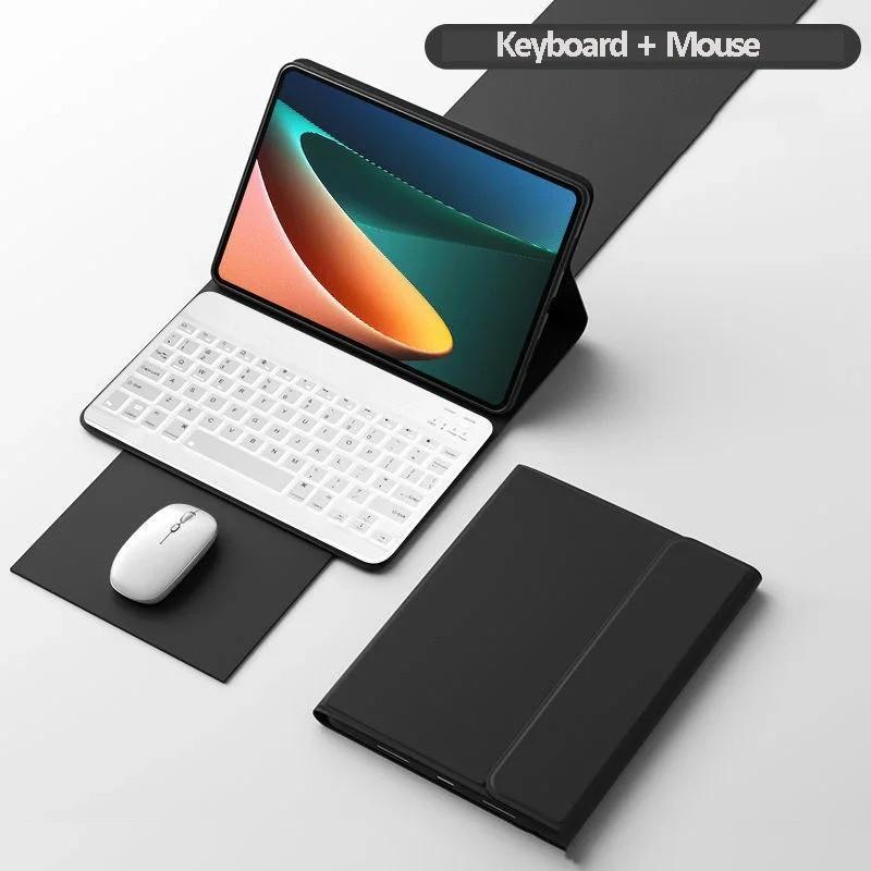 Redmi Pad 2 Pro Tablet Case With Bluetooth Keyboard Mouse Combo 7/7S 10.6-11.2 Inch