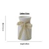 Nordic Light Luxury White Ceramic Vase: Creative European-Inspired Design for Elegant Flower Arrangements