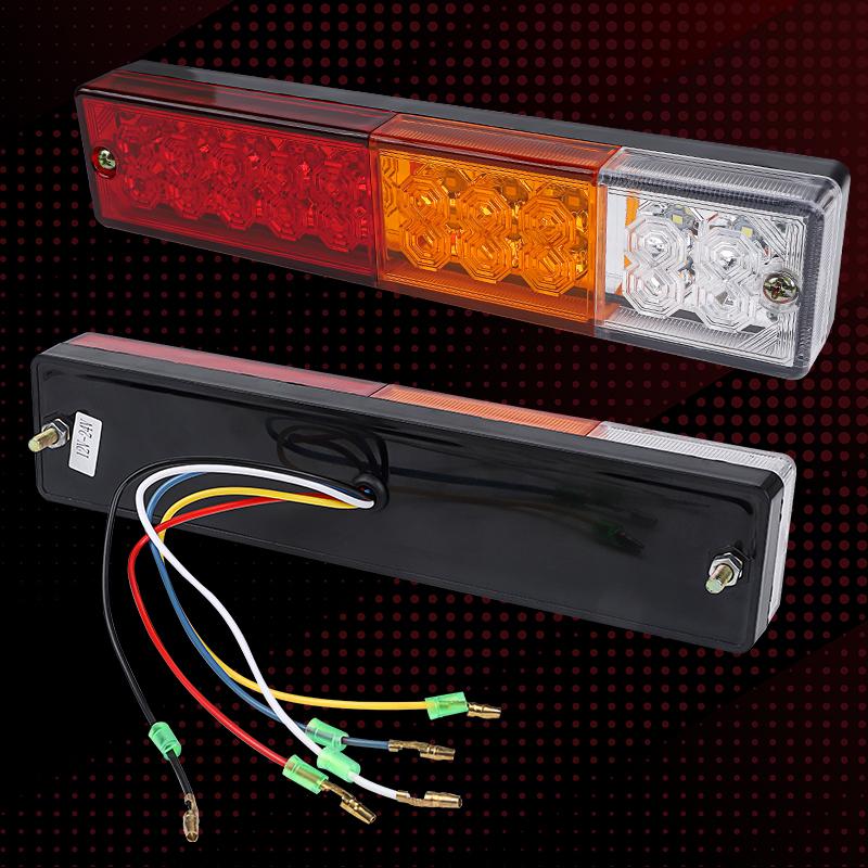 20LED Tail Lights Brake Stop Light Turn Signal Reverse DRL Driving Light 12V 24V for Car Trailer Offroad UTE RV Van Truck Lorry