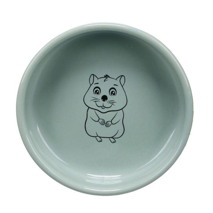 Gamelle nourriture et eau hamster Snufy vert menthe