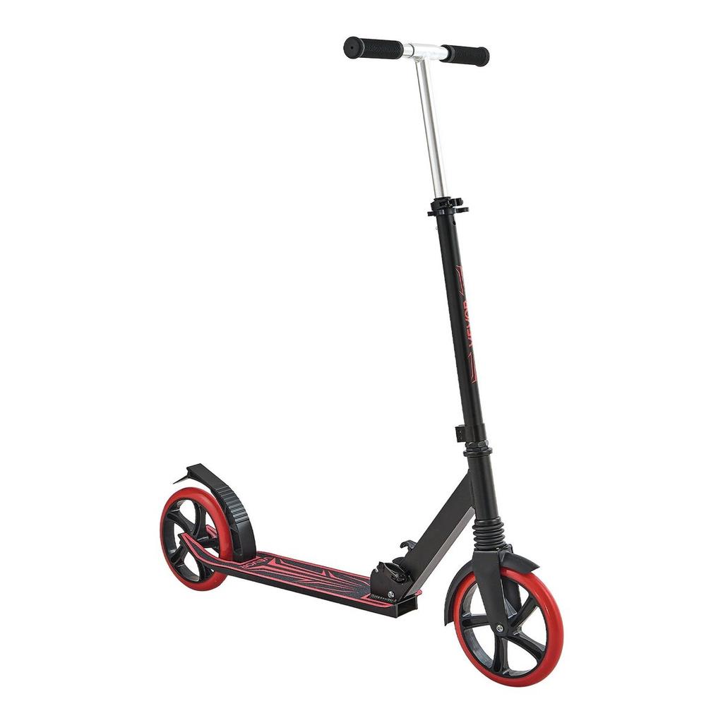 Kick Scooter for Kids Ages 8+, Teens & Adults, 2-Wheel Toddler Scooter with Adjustable Height Handlebar, Wide Anti-Slip Deck, Foldable Lightweight for