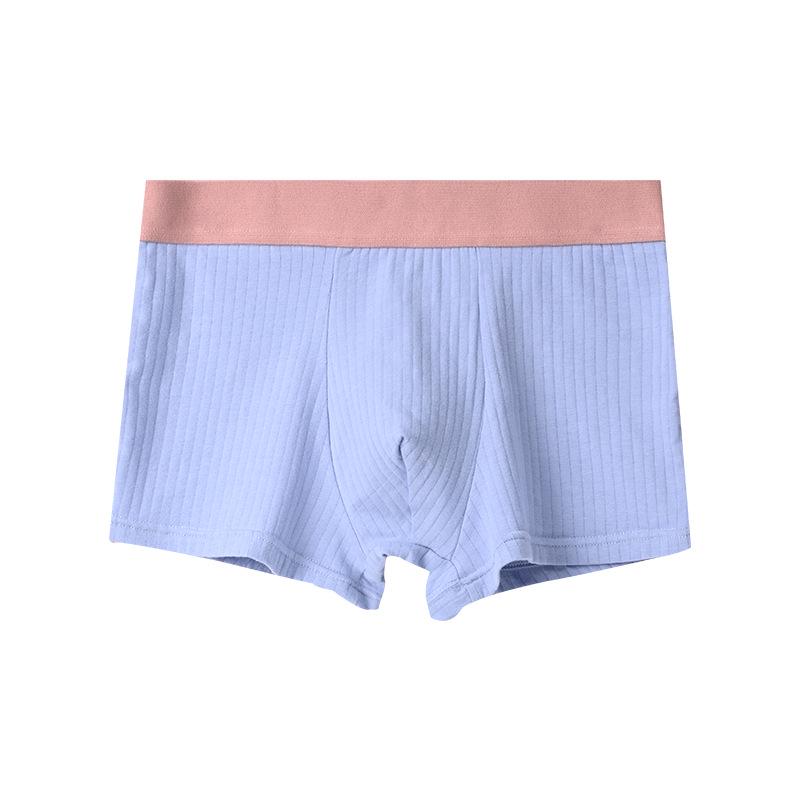 Men's Plus Size Pure Cotton Boxer Briefs - Antibacterial, Comfortable, Breathable, Mid-Rise