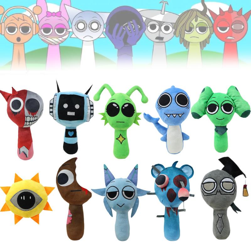 Sprunki Plush Incredibox Toy Cartoon Stuffed Animal Doll Kids Collection Gift