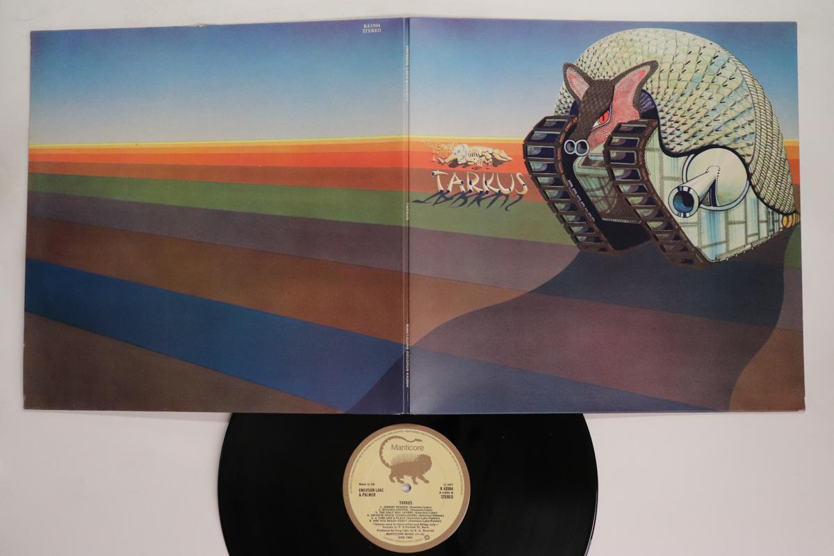 Виниловая пластинка EMERSON LAKE PALMER Tarkus K43504 MANTICORE 1973 UK Rock Б/у