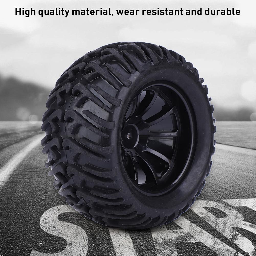 125mm Y Type RC Car Tire Replacement Accessories for 1 10 Remote Control Car ModelBlack
