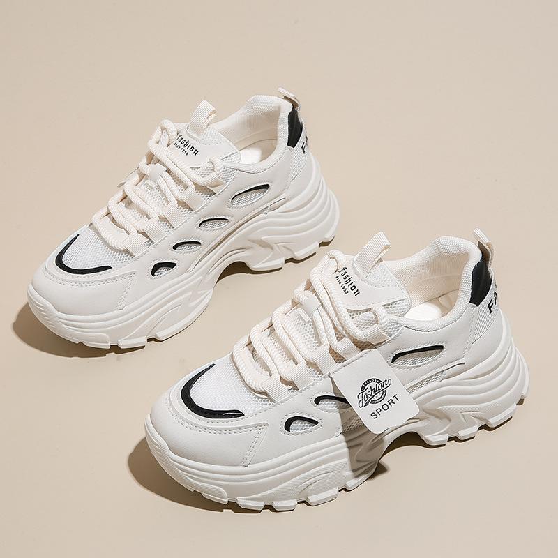 New Dad Shoes Women's Summer Student Sports Running Shoes Casual Shoes Platform Heightening Shoes -