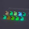 10/20PCS Luminous Mini Ducks Moss Microlandscape Miniature Duck Figurines Fairy Garden Accessories Home Decor Glow Dark Toys