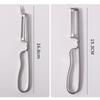 Stainless Steel Heavy-duty Peeler Fast Thin Waste-free Sharp Blade Kitchen Tool for Vegetables Potatoes Fruits Daily Use