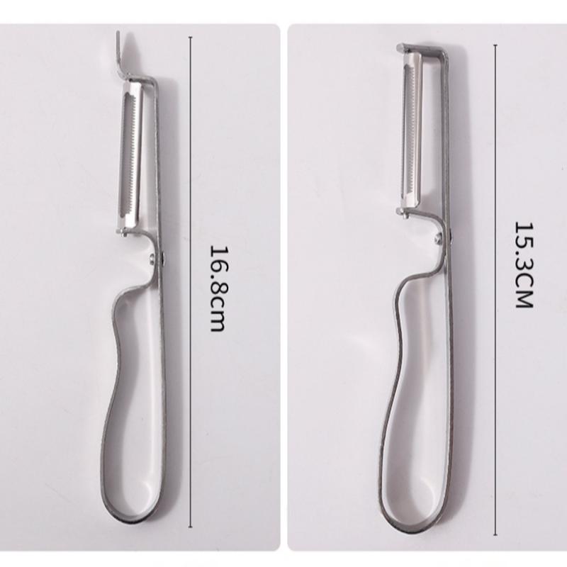 Stainless Steel Heavy-duty Peeler Fast Thin Waste-free Sharp Blade Kitchen Tool for Vegetables Potatoes Fruits Daily Use