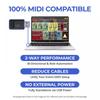 CME WIDI Bud Pro - Bluetooth MIDI Interface for iOS, macOS, Windows, Android, ChromeOS, Linux - Plug, Pair & Play - No Drivers Required - 3ms Ultra-Lo