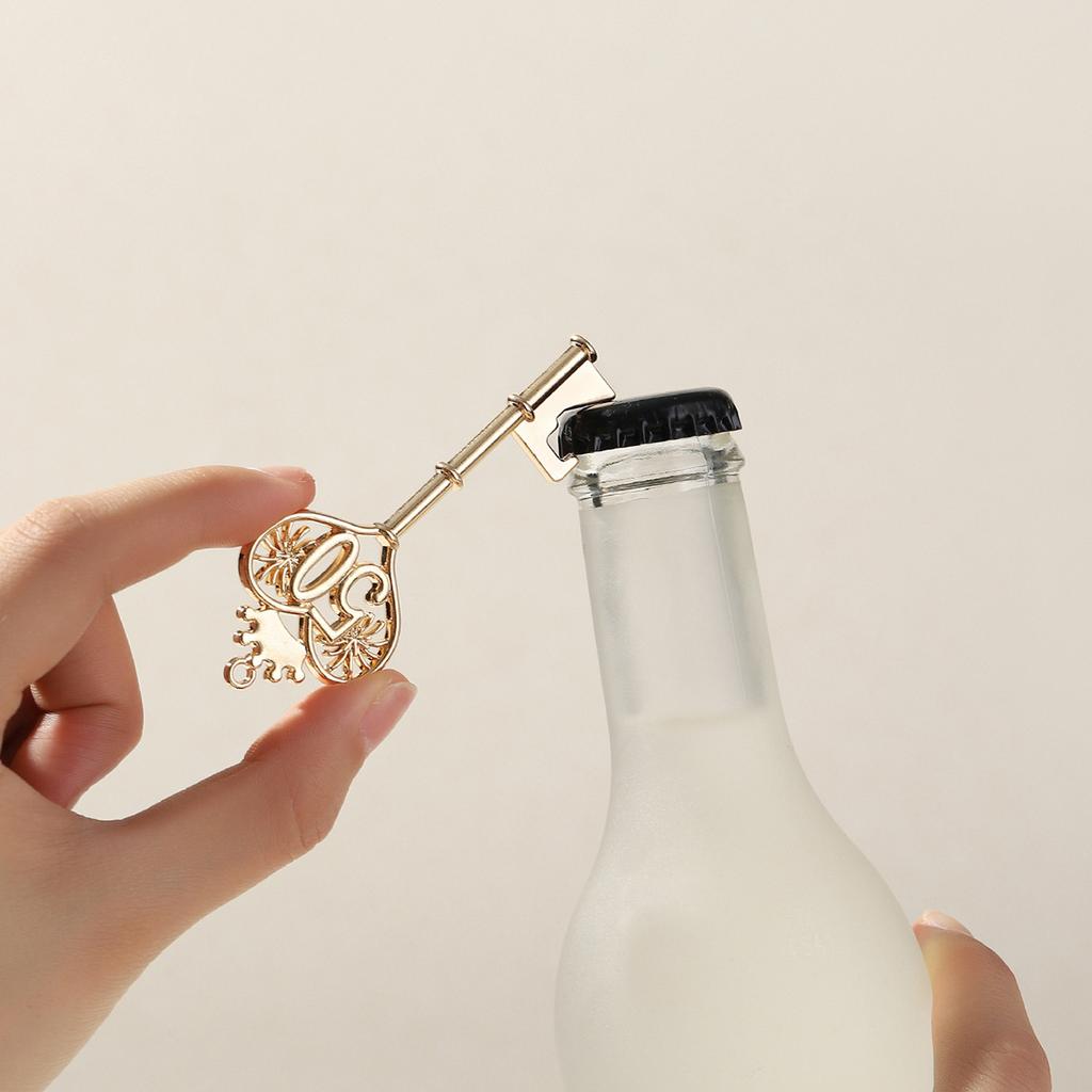 1pcs creative digital keychains, bottle openers, wedding, holiday, party, birthday gifts, beer bottle openers