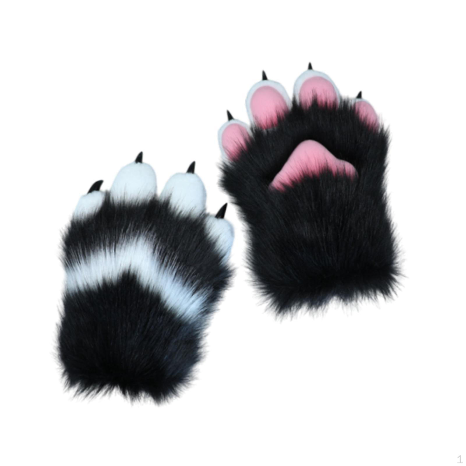 

Перчатки кошачьи лапки для девочек, когти животных, клубная тематическая вечеринка, маскарад, Хэллоуин Style A