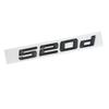 For BMW 530d 520d 535d 525d Car Fender Side Stickers Rear Bumper Stickers Rear Door Trunk Badge Adhesive Accessories