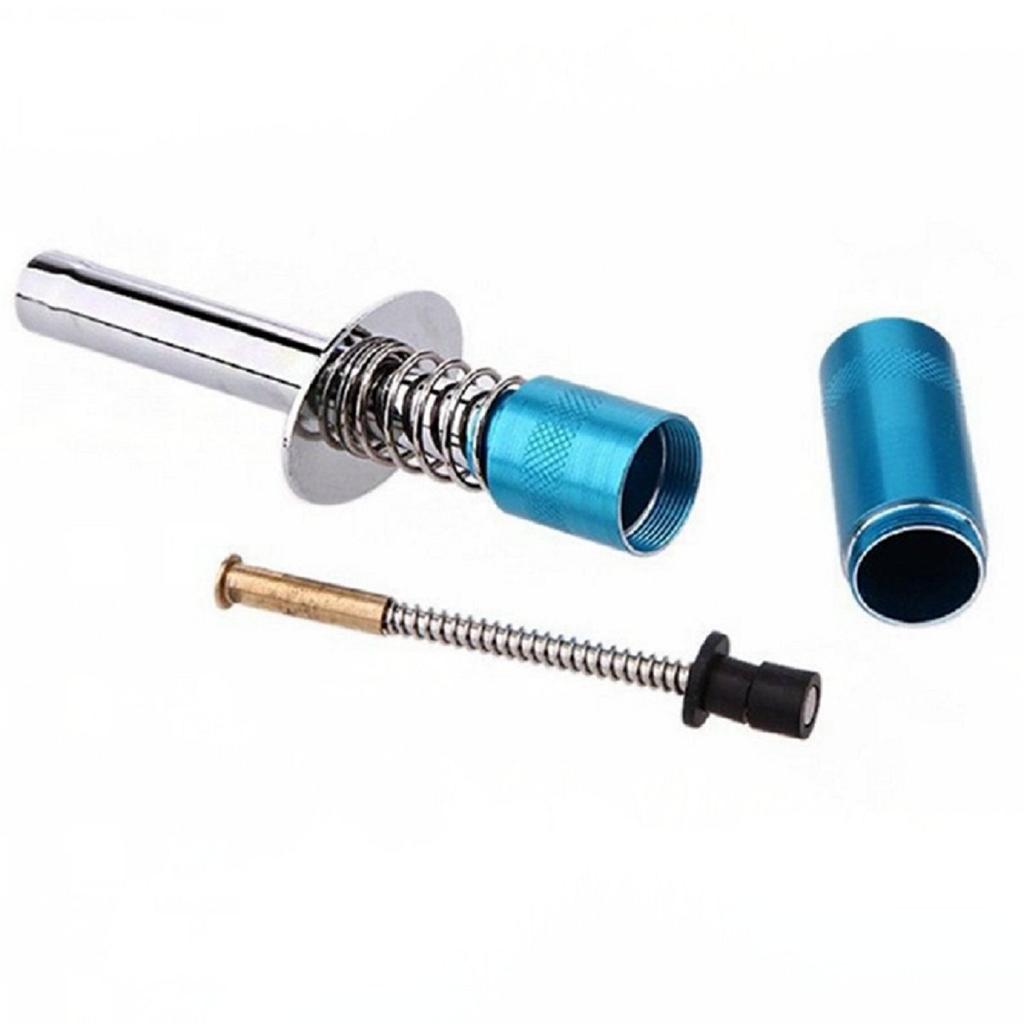 ShareGoo Liga de Alumínio Azul Ignição de Vela de Incandescência Booster de Bolso para Carros RC, Buggies, Caminhões e Aviões Modelo RC (Usa Pilha AA)