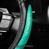 GALSON DAD Steering Wheel SS Monogram Leather Ocean and suitable for standard and light PU leather provides excellent and long life for long Cover,