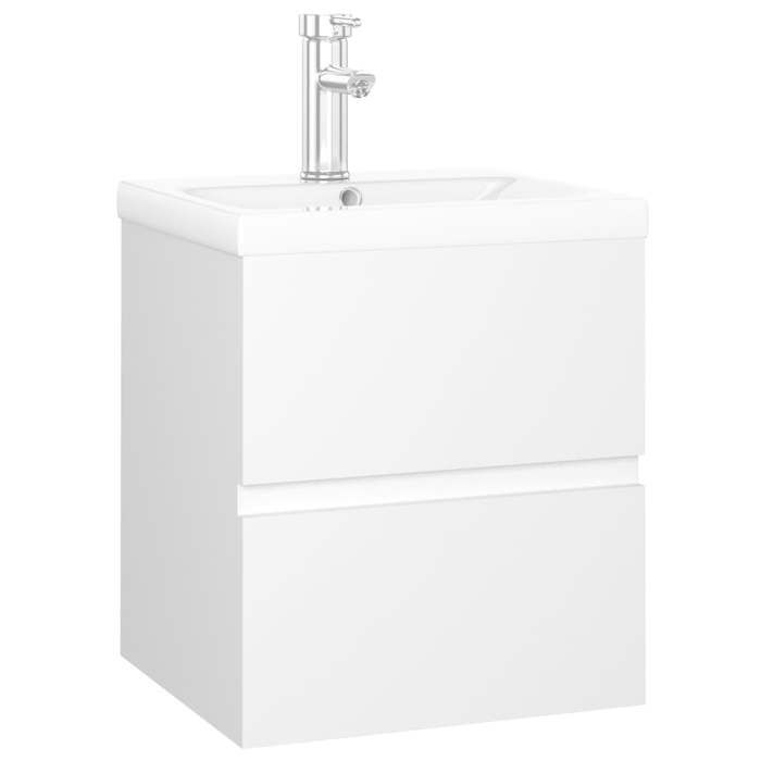 VidaXL Sink Cabinet with Integrated Sink Storage Unit Bathroom Cabinet Storage Cabinet Toilet 3071621