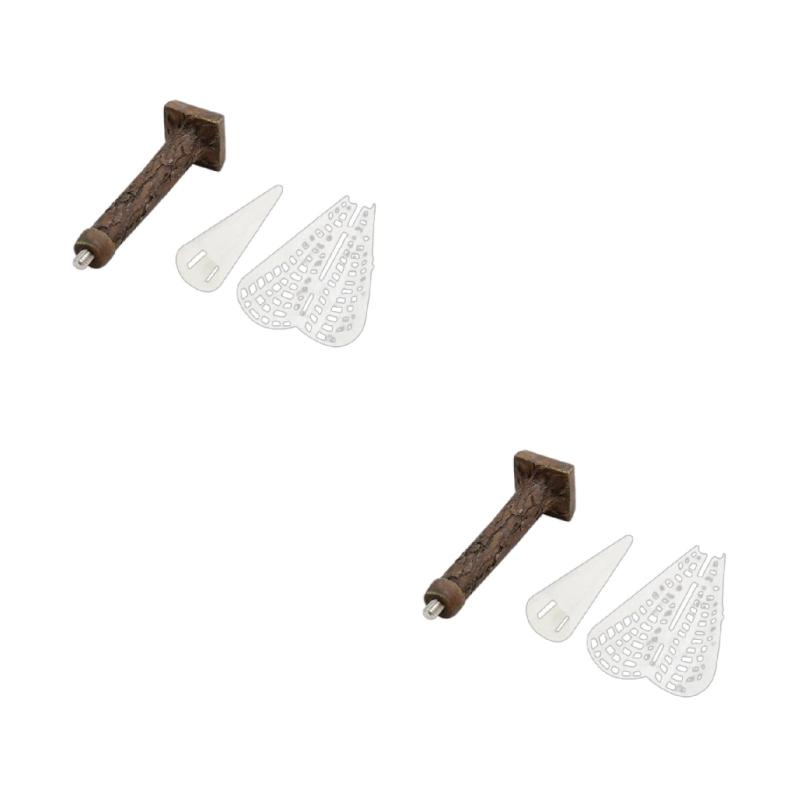 2Pcs Aquarium Moss Decoration Fish For Tank Plants Holder Creating Your Own Mini Trees Forest Landscape Grow Aquatic Plants