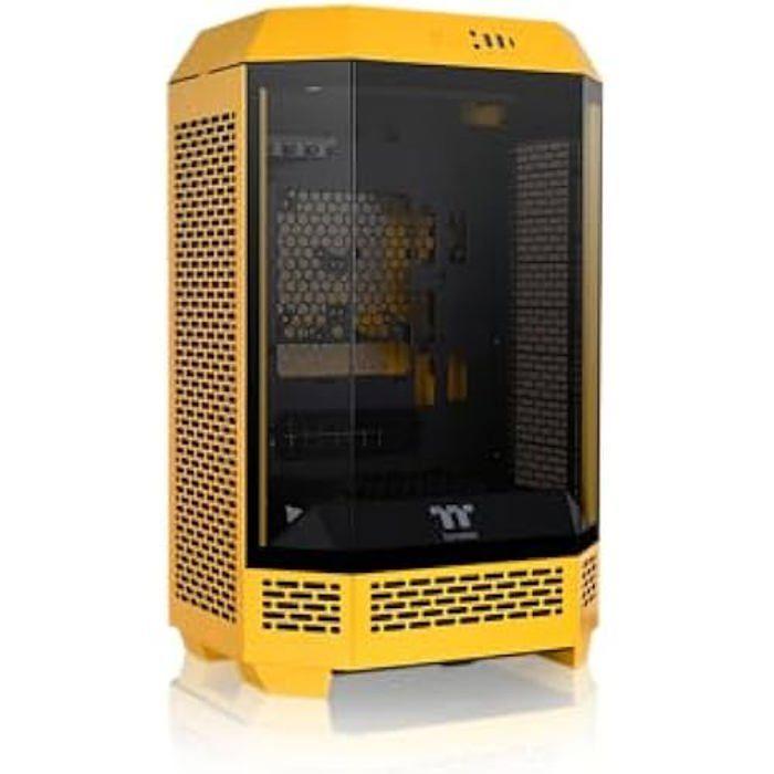 Châssis Micro Tower - THERMALTAKE - Tower 300 - Panneau LCD - 8 ventilateurs - Radiateurs 420 mm