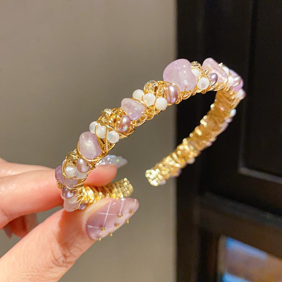 Vintage Palace Style Jewelry With 18k Gold Plated Zircon And Freshwater Pearl For Elegant Women