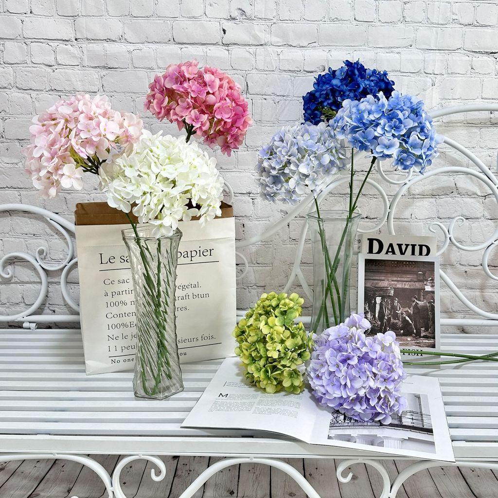 Silk Hydrangea Wedding Pathway Decor With Faux Flower For Celebrations And Photography