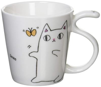 Cat 3 Brothers Tail Mug Shiro 13010