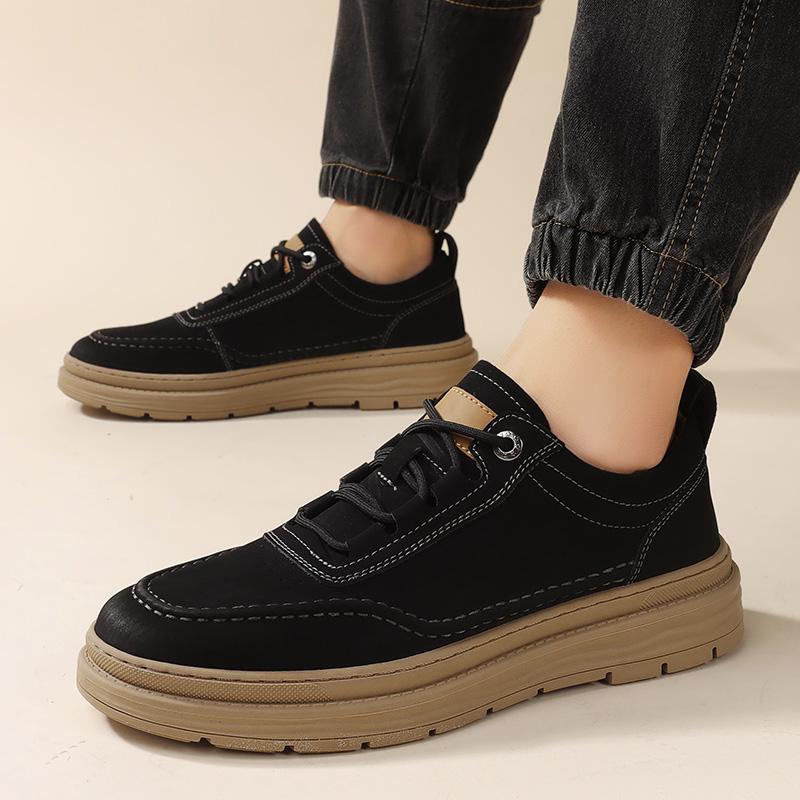 

мода натуральная кожа повседневная обувь для мужчин шнуровка уличные оксфорды обувь ручная работа пошив мужская обувь для скейтбординга 10