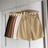 High-Waisted Women's Loose Denim Shorts: Summer 2026 Versatile Plus Size, Wide-Leg, Slimming, Elastic Casual Pants