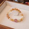 New Chinese Citrine Beaded Bracelet Strawberry Crystal Bracelet Bangles Women Fashion Jewelry Accessories Gift