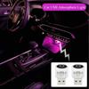 Car USB LED Ambient Light Atmosphere Lamps Colorful Night Light Auto Interior For SsangYong Actyon Korando Rexton Kyron Rodius