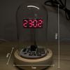 Retro Table Clock Minimalist Decoration Digital Clock Living Room Nixie Clocks Transparent Wifi Desk Clocks Aesthetic Decor