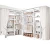 Extra Thick Walk-in Closet Floor-to-Ceiling Clothes Rack