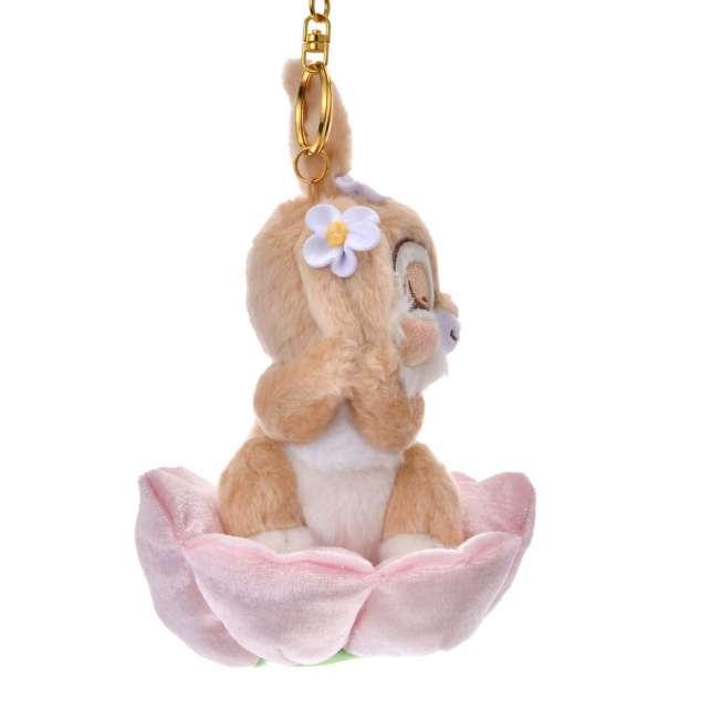 Disney Mascot Key Chain Flower Garden Miss Bunny Japan NEW Disney Store