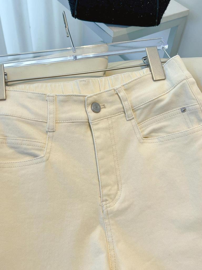 Women's 2026 Spring/Autumn High-Waisted Wide-Leg Denim Jeans - Printed, Washed Cotton, Slim Fit.