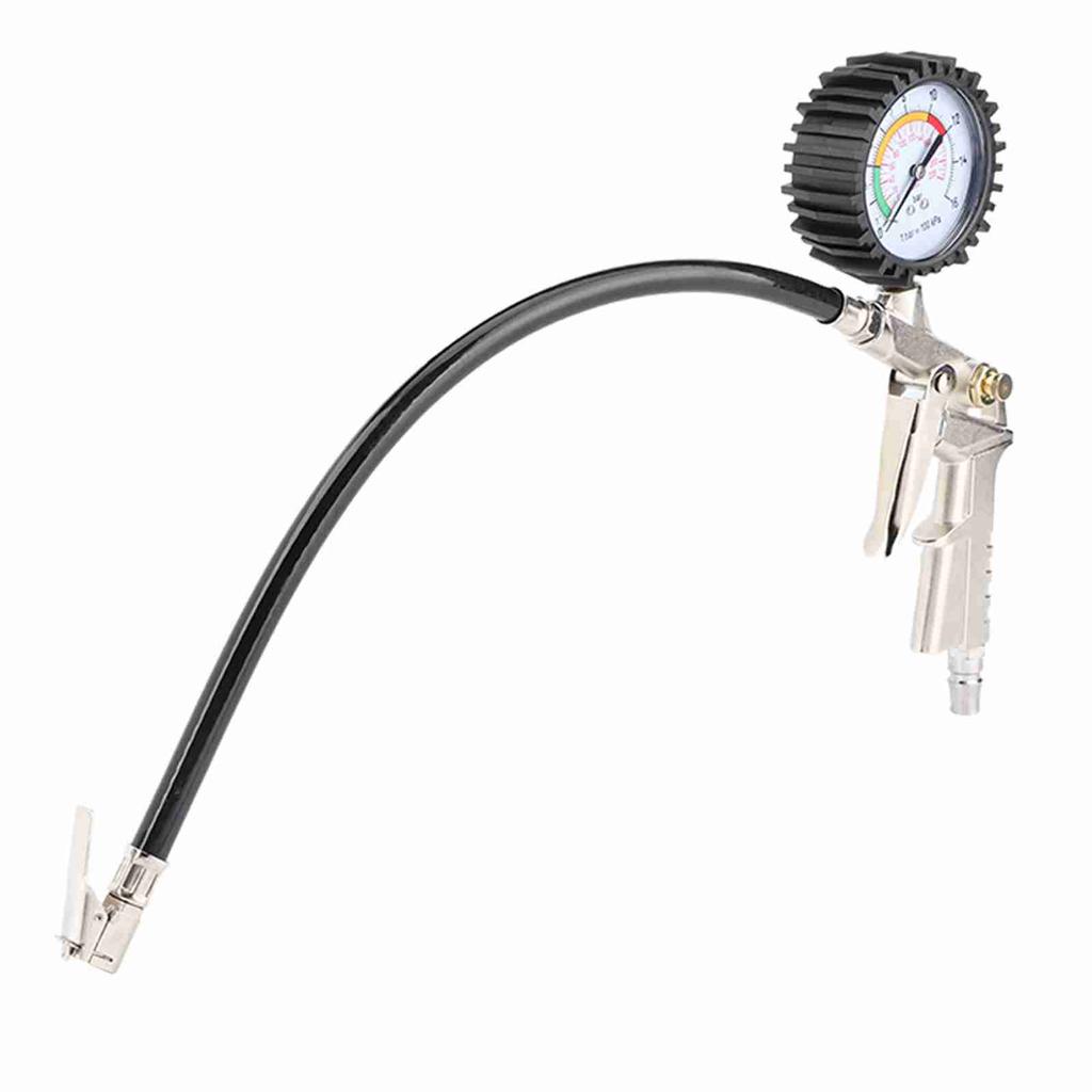 PC 8508 Multifunktionales Auto Automobil Reifenluftdruckmesser Aufpumpe Pistole Aufpumpmanometer