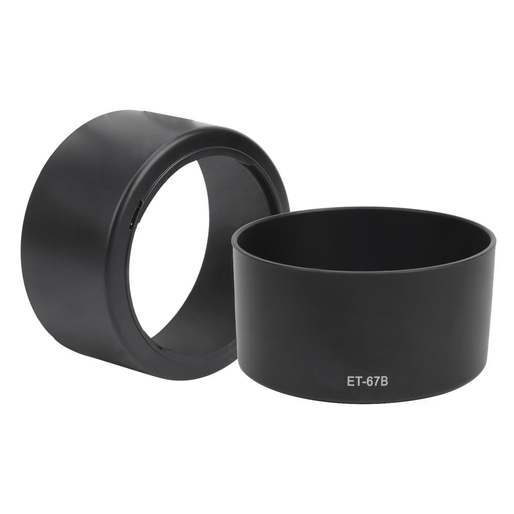 2pcs ET67B Plastic Camera Mount Lens Hood Lightweight Fit for EFS 60mm F 2.8 USM Lens