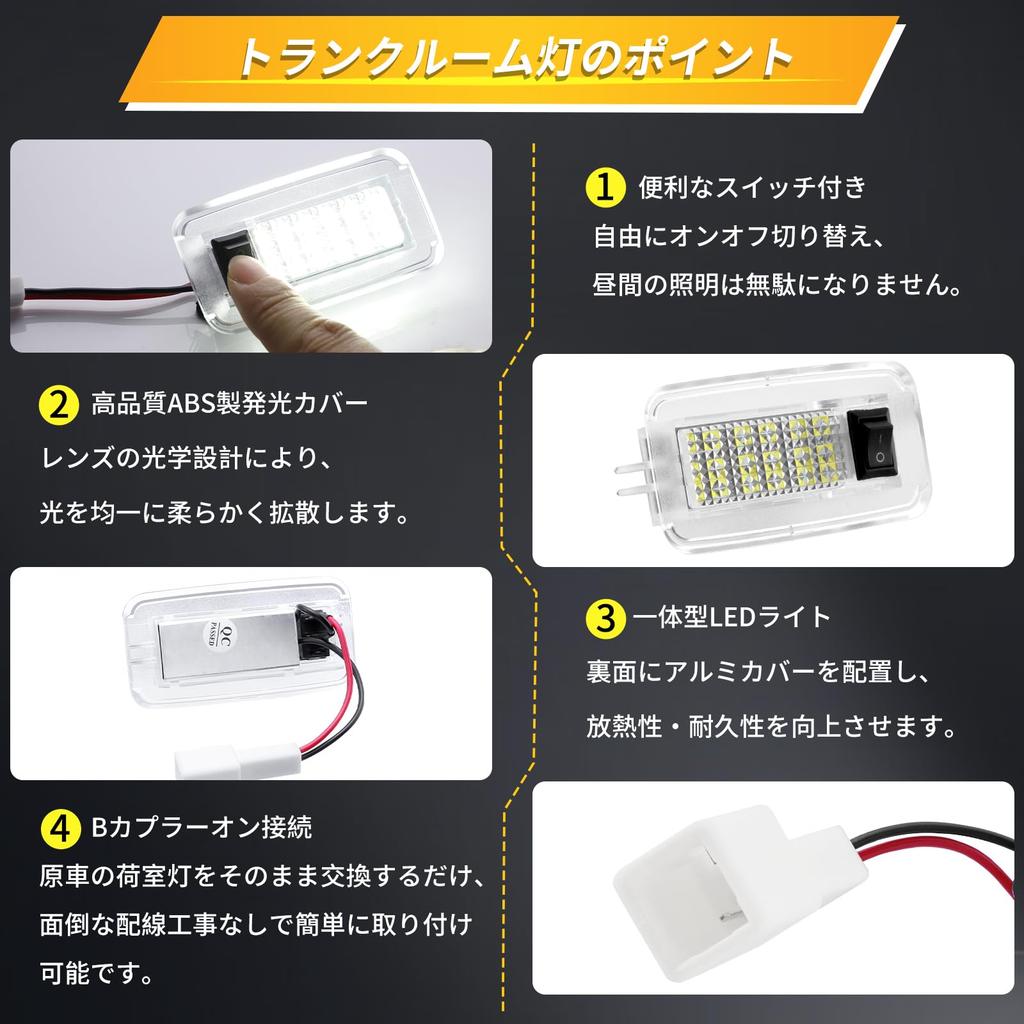 MAZERO LED Luggage Lamp for Toyota Noah 90 Series Voxy Century Corolla Cross 10 Series Luggage Interior Light for Lexus ES300H UX250H UX LS500 50