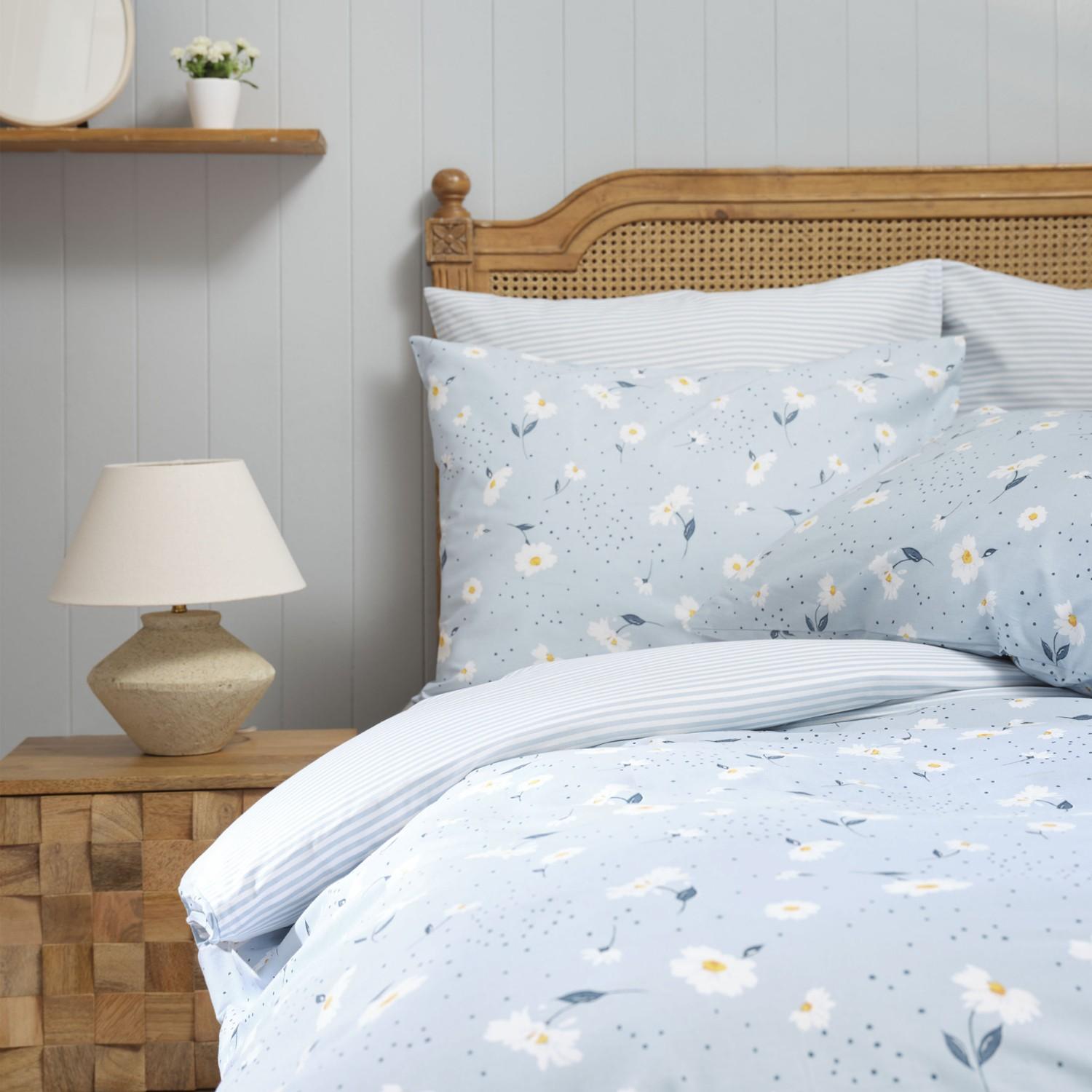 

Сара Андерсон Дейзи Минт 100% Хлопок Двойной пододеяльник и подушка