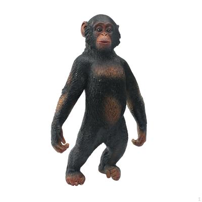 Lifelike Orangutan Figures Animal Figurine Sculpture Action Figure Toy for Home Decor Collection