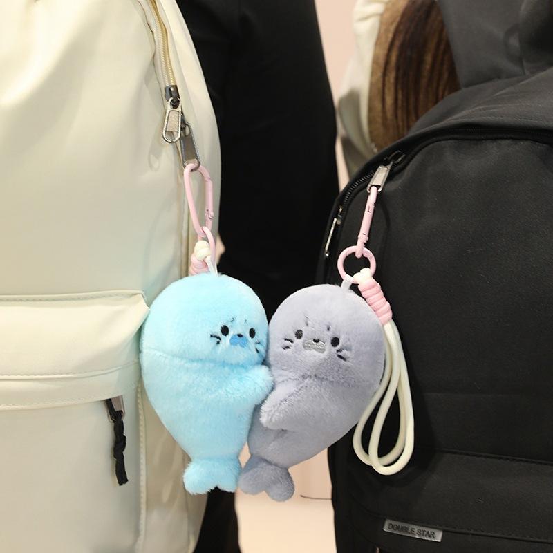 Couple ,Cartoon Ocean Magnetic Plush Gift for Valentine's Day Girlfriend Boyfriend,Sweethearts Bag Charm Bag Charm