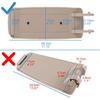 cciyu Armrest Center Console Lid Cover + Base Beige Armrest Covers Replacement fit for 2000-2008 For A4 A6 S4