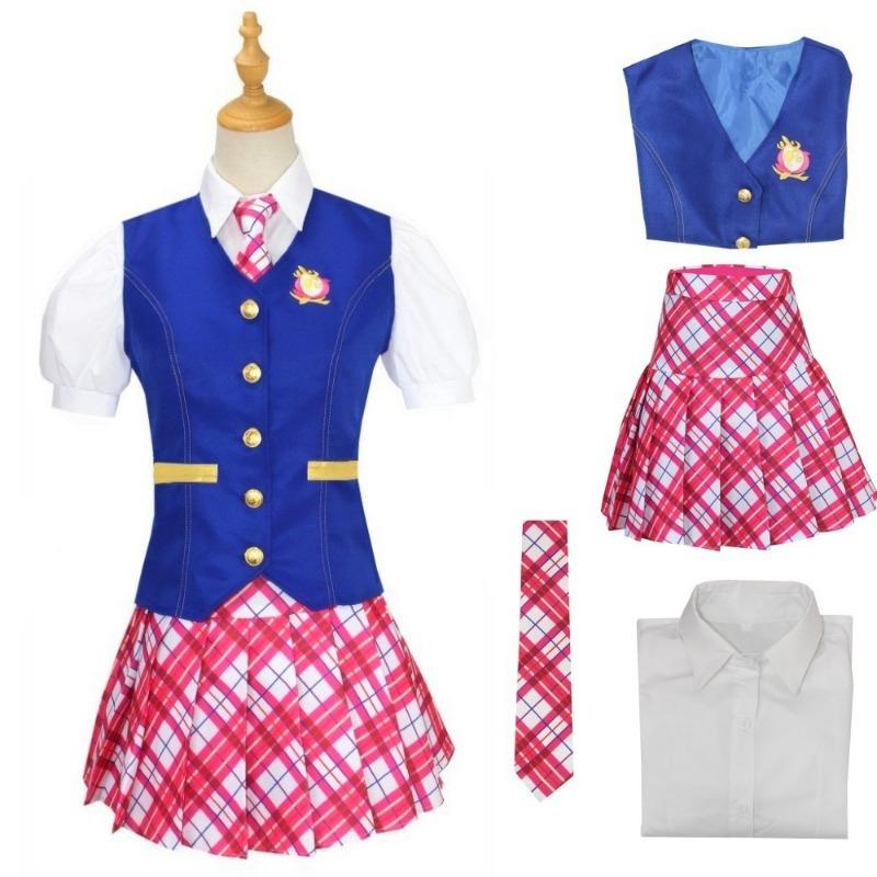 

Игровой фильм Барби Униформа Принцесса Колледж Униформа Деланси Бри Платье Костюм XXXL